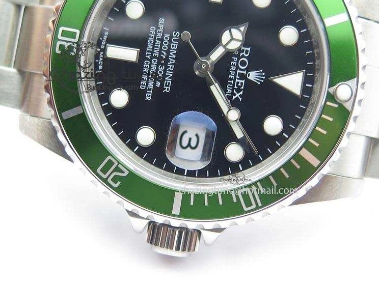 Bracelet Green Maker 16610 A3135 Dial SS Submariner BP On 0319